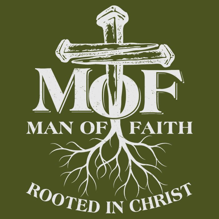 MOF Man of Faith Rooted In Christ Backpack