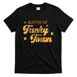 Mayor Of Funky Town 1970s Disco Funk 70s Retro Funk T-Shirt