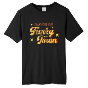 Mayor Of Funky Town 1970s Disco Funk 70s Retro Funk Tall Fusion ChromaSoft Performance T-Shirt