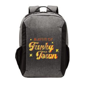 Mayor Of Funky Town 1970s Disco Funk 70s Retro Funk Vector Backpack