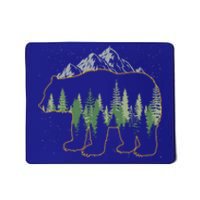 Mountain Outdoors Forest Animal Wildlife Nature Brown Bear Meaningful Gift Mousepad