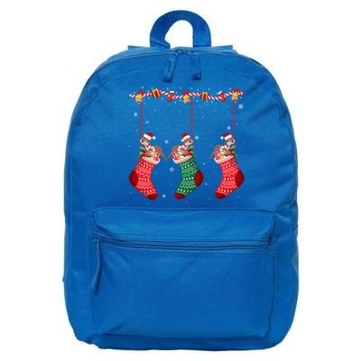 Matching Outfits For Holiday Party Otter Christmas Socks Meaningful Gift 16 in Basic Backpack