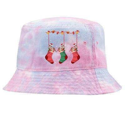 Matching Outfits For Holiday Party Otter Christmas Socks Meaningful Gift Tie-Dyed Bucket Hat