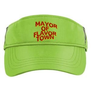 Mayor Of Flavor Town Adult Drive Performance Visor