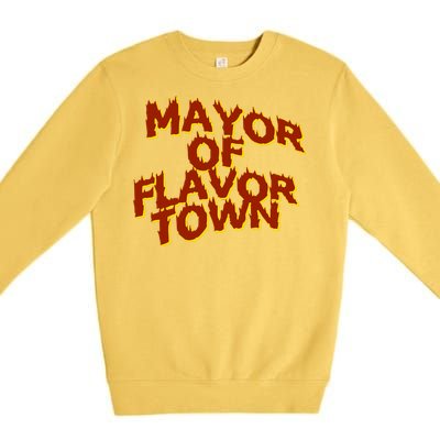 Mayor Of Flavor Town Premium Crewneck Sweatshirt