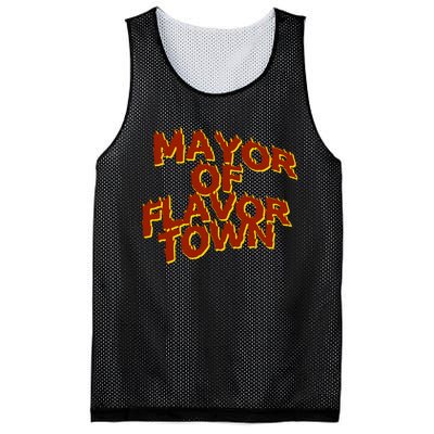 Mayor Of Flavor Town Mesh Reversible Basketball Jersey Tank