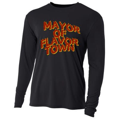 Mayor Of Flavor Town Cooling Performance Long Sleeve Crew