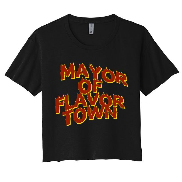 Mayor Of Flavor Town Crop Top