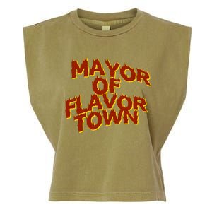 Mayor Of Flavor Town Garment-Dyed Women's Muscle Tee