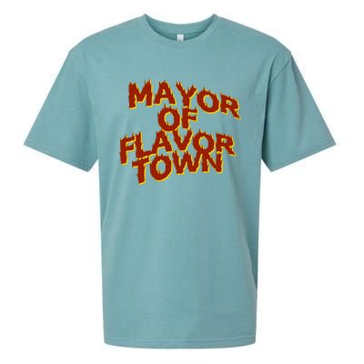 Mayor Of Flavor Town Sueded Cloud Jersey T-Shirt