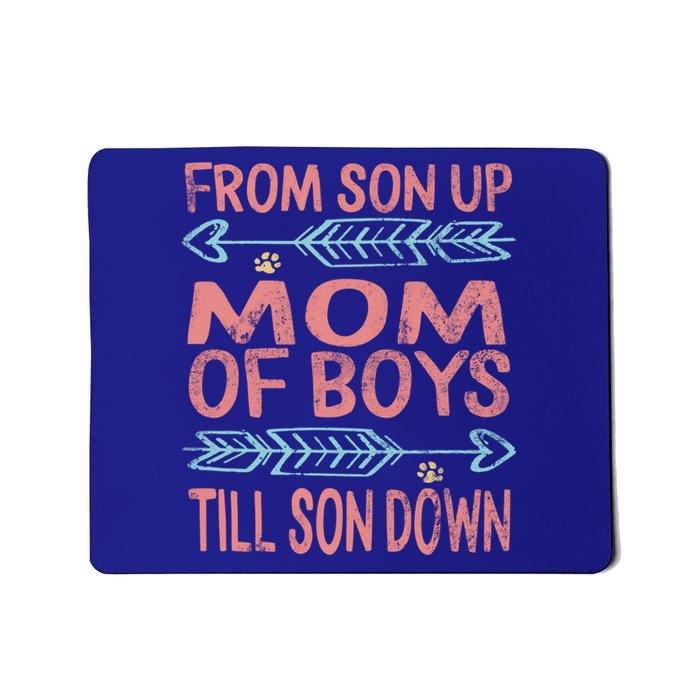 Mom Of From Son Up Till Down Mothers Day Mommy Mother Gift Mousepad