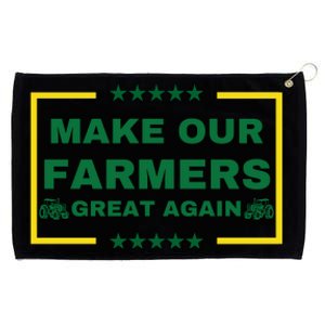 Make Our Farmers Great Again Grommeted Golf Towel