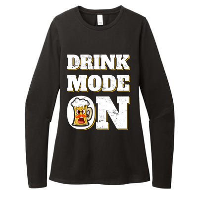 Mode On Funny Beer St Patrick's Day Ing Cool Gift Womens CVC Long Sleeve Shirt