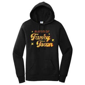 Mayor Of Funky Town 1970s Disco Funk 70s Retro Funk Women's Pullover Hoodie