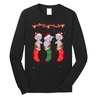 Matching Outfits for Holiday Party Elephant Christmas Socks Long Sleeve Shirt