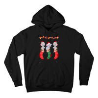 Matching Outfits for Holiday Party Elephant Christmas Socks Tall Hoodie