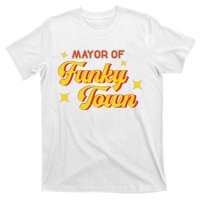 Mayor Of Funky Town 1970s Disco Funk 70s Retro Funk T-Shirt