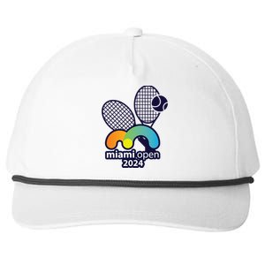 Miami Open Fever: Tennis Enthusiasts Exclusive Snapback Five-Panel Rope Hat