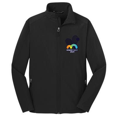 Miami Open Fever: Tennis Enthusiasts Exclusive Core Soft Shell Jacket