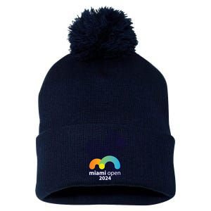 Miami Open Fever: Tennis Enthusiasts Exclusive Pom Pom 12in Knit Beanie