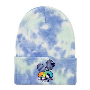 Miami Open Fever: Tennis Enthusiasts Exclusive Tie Dye 12in Knit Beanie