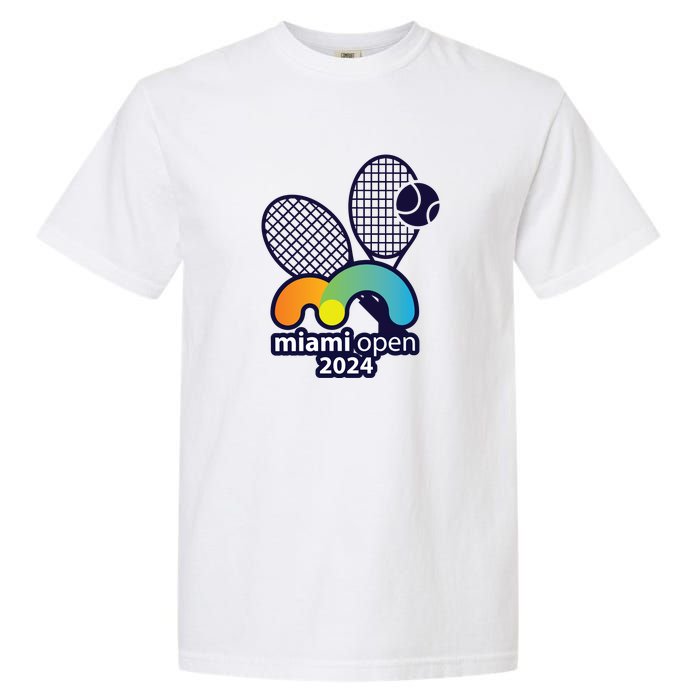 Miami Open Fever: Tennis Enthusiasts Exclusive Garment-Dyed Heavyweight T-Shirt