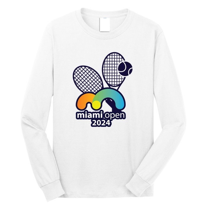 Miami Open Fever: Tennis Enthusiasts Exclusive Long Sleeve Shirt