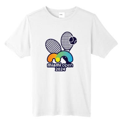 Miami Open Fever: Tennis Enthusiasts Exclusive Tall Fusion ChromaSoft Performance T-Shirt