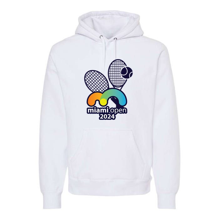 Miami Open Fever: Tennis Enthusiasts Exclusive Premium Hoodie