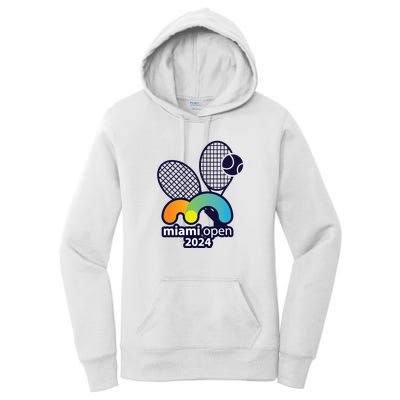 Miami Open Fever: Tennis Enthusiasts Exclusive Women's Pullover Hoodie