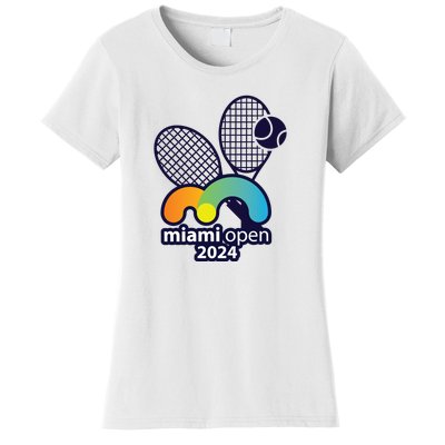 Miami Open Fever: Tennis Enthusiasts Exclusive Women's T-Shirt