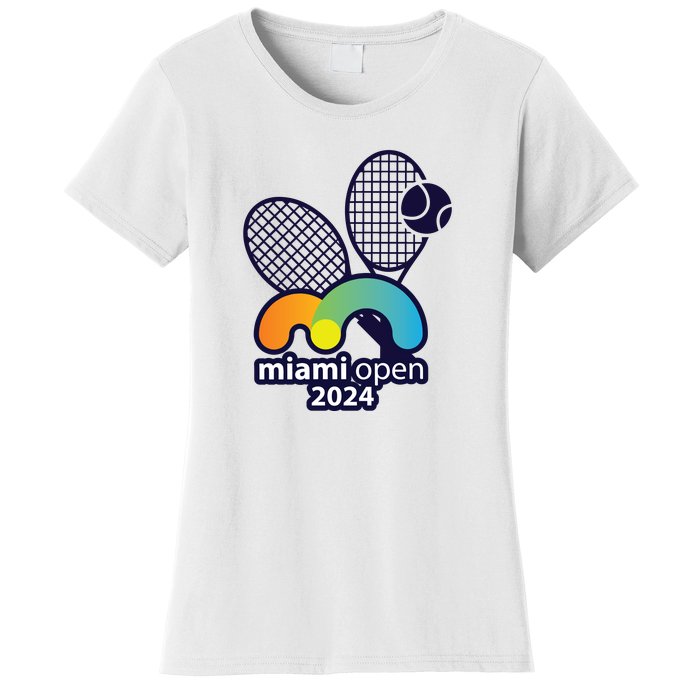 Miami Open Fever: Tennis Enthusiasts Exclusive Women's T-Shirt