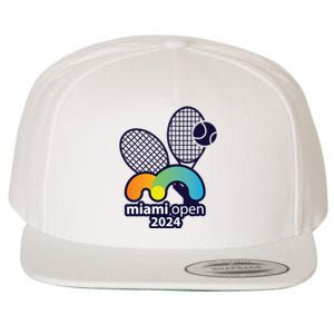 Miami Open Fever: Tennis Enthusiasts Exclusive Wool Snapback Cap