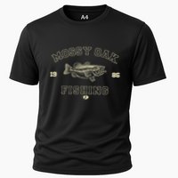 Mossy Oak Fishing 1986 Built For The Bite Fish Cooling Performance Crew T-Shirt
