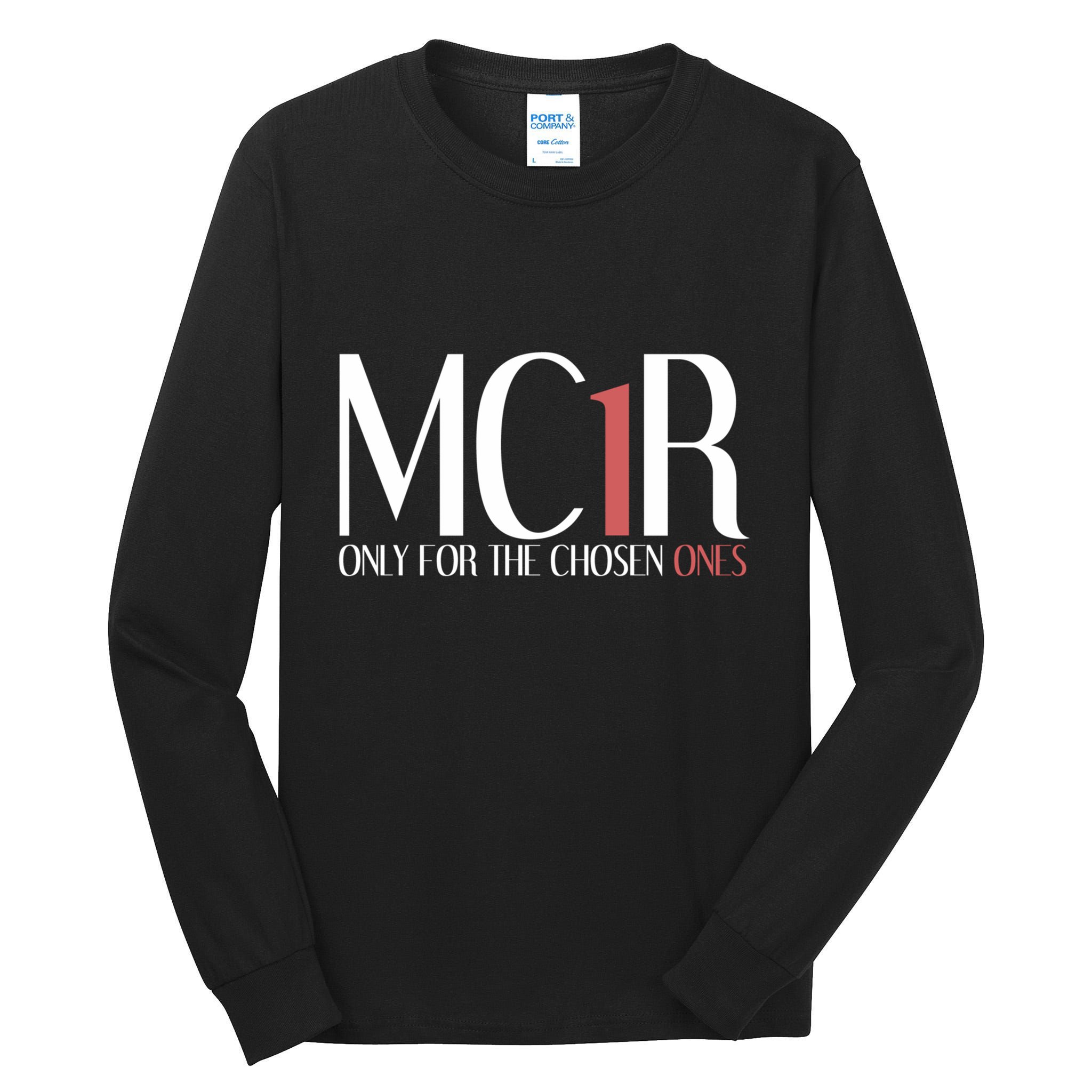 Mc1r Only For Chosen Ones Funny Redhead Tall Long Sleeve T-Shirt