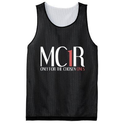 Mc1r Only For Chosen Ones Funny Redhead Mesh Reversible Basketball Jersey Tank