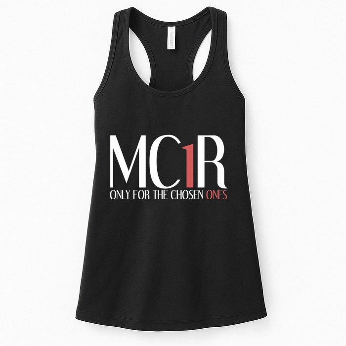 Mc1r Only For Chosen Ones Funny Redhead Womens Tank Top