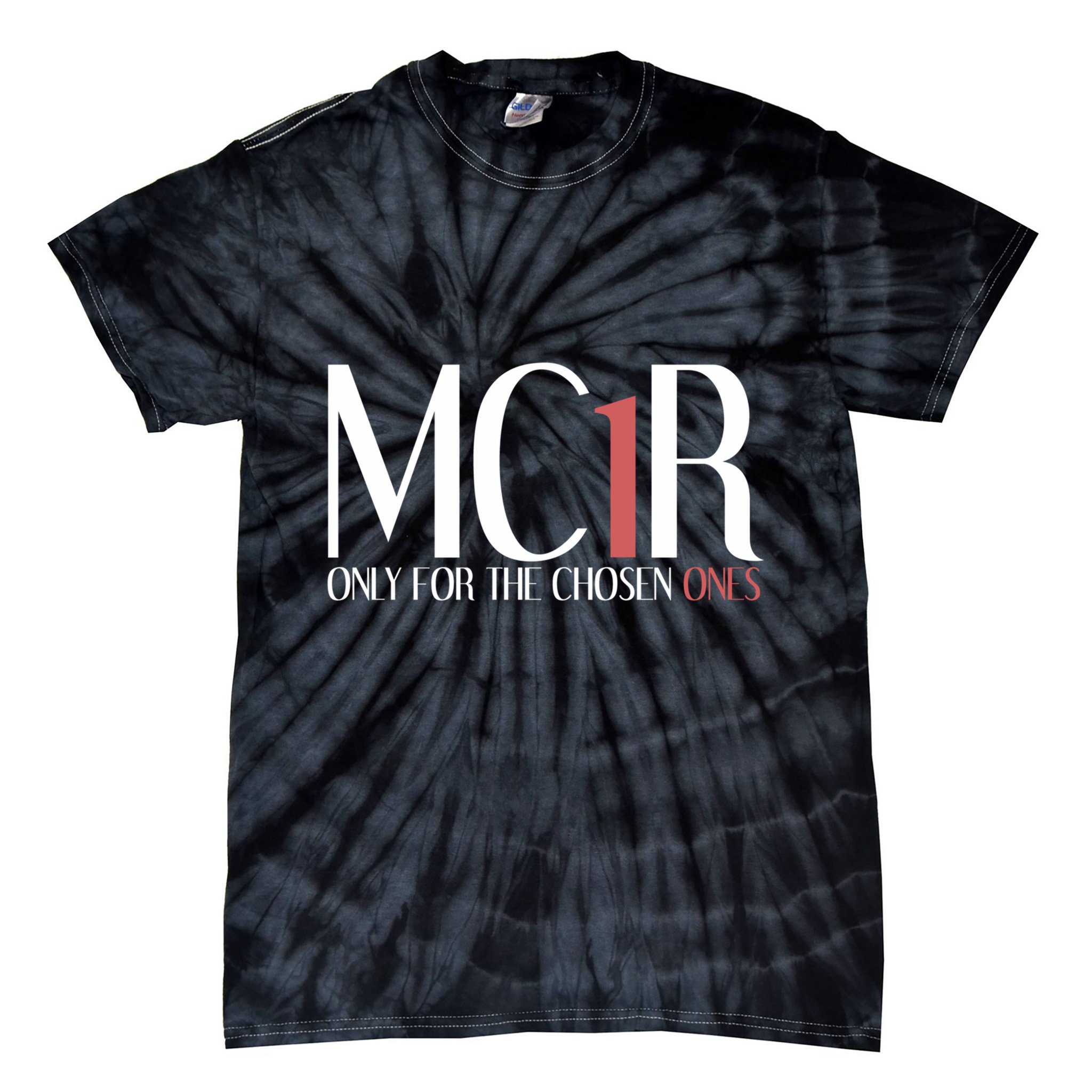 Mc1r Only For Chosen Ones Funny Redhead Tie-Dye T-Shirt
