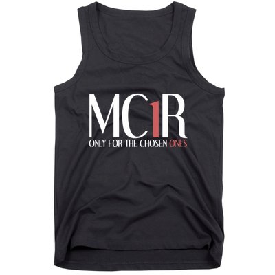 Mc1r Only For Chosen Ones Funny Redhead Tank Top