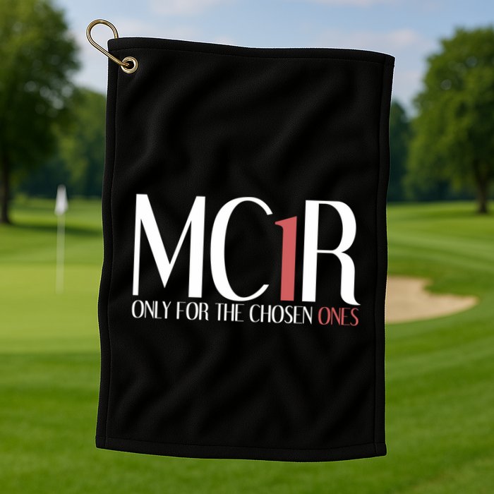 Mc1r Only For Chosen Ones Funny Redhead Golf Towel
