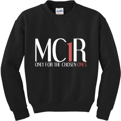 Mc1r Only For Chosen Ones Funny Redhead Kids Sweatshirt