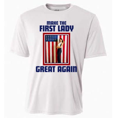 Make Our First Lady Great Again Melania Trump Cooling Performance Crew T-Shirt