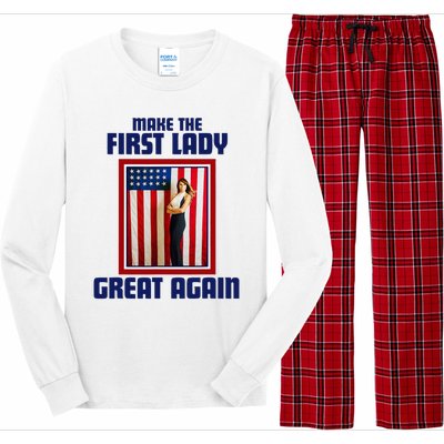 Make Our First Lady Great Again Melania Trump Long Sleeve Pajama Set