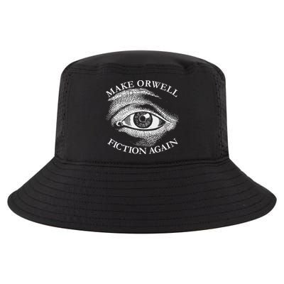 Make Orwell Fiction Again Libertarian Orwellian 1984 Orwell Cool Comfort Performance Bucket Hat