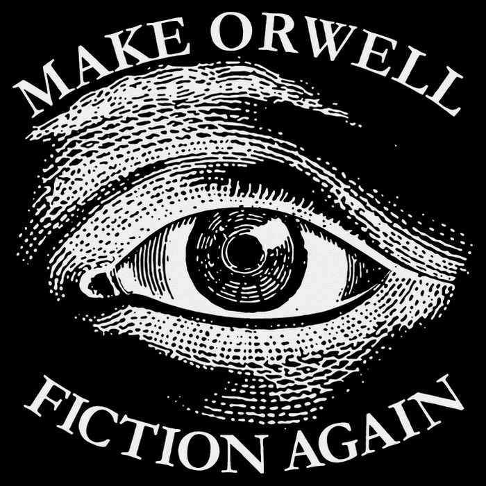 Make Orwell Fiction Again Libertarian Orwellian 1984 Orwell Womens Tank Top