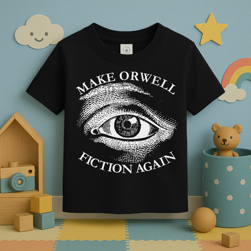 Make Orwell Fiction Again Libertarian Orwellian 1984 Orwell Toddler T-Shirt