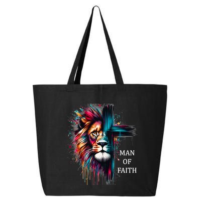 Man Of Faith Lion Jesus Christ Design 25L Jumbo Tote