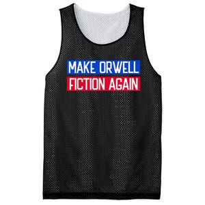 Make Orwell Fiction Again Libertarian Orwellian 1984 Orwell Mesh Reversible Basketball Jersey Tank