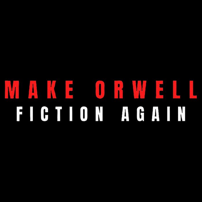 Make Orwell Fiction Again Trump Cooling Performance Crew T-Shirt