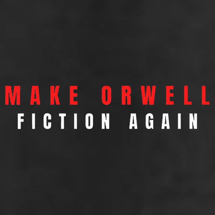 Make Orwell Fiction Again Trump 11oz C Handle Ceramic Mug